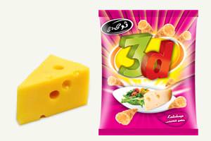 3d Cheese and Pepper Flavour