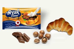 Break Time Croissants filled with Hazelnut cream