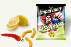 Superman Chilli and Lemon Flavour