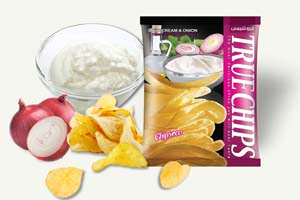 True Chips Sour Cream and Onion