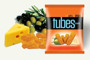 Tubes Cheese and Olive Flavour